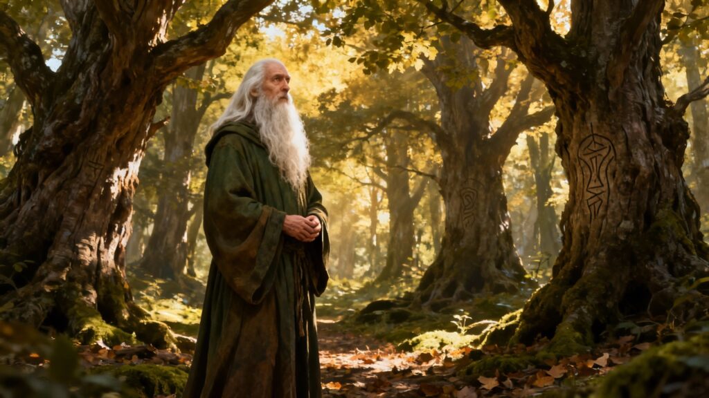 ¿Sabes el origen de Merlín? Mago Merlín bosque