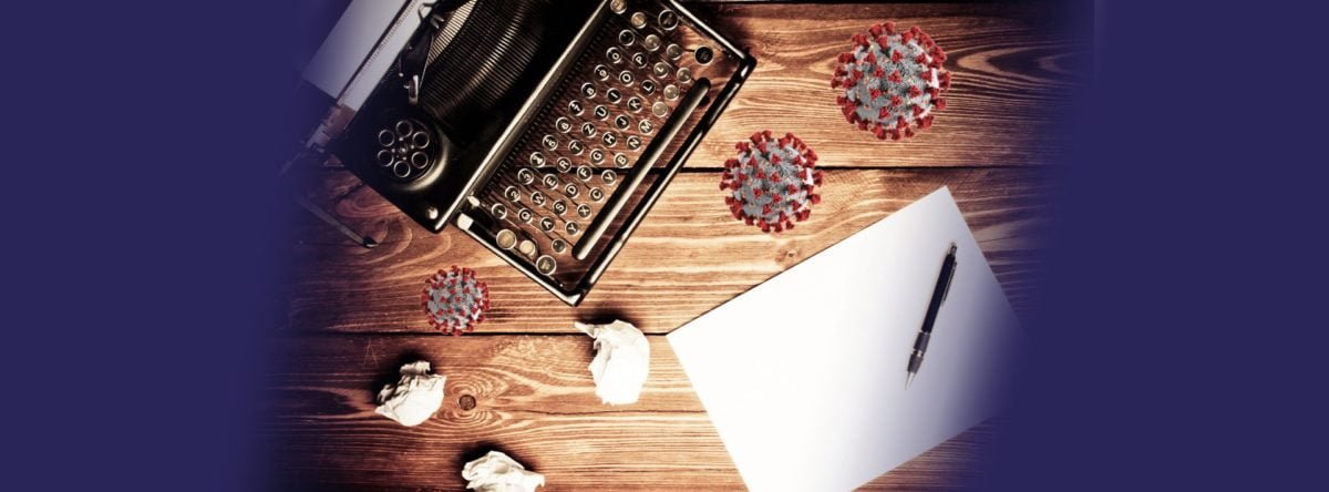 Portada escritor sobre coronavirus