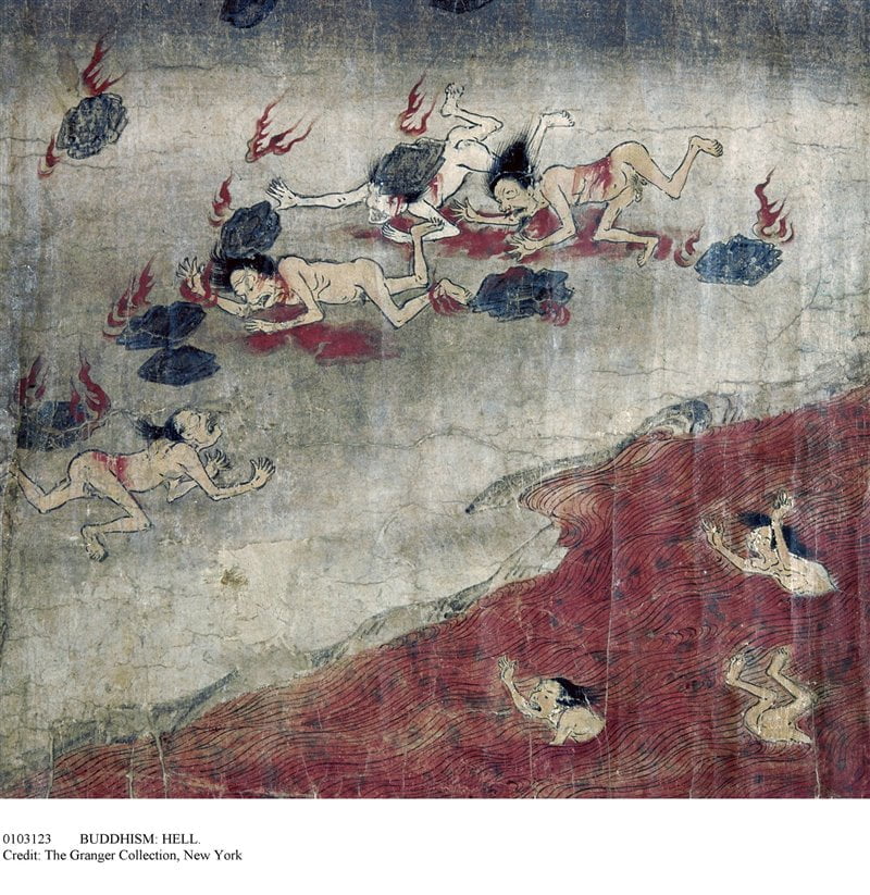 Mitología japonesa Jigoku, infierno mitología japonesa