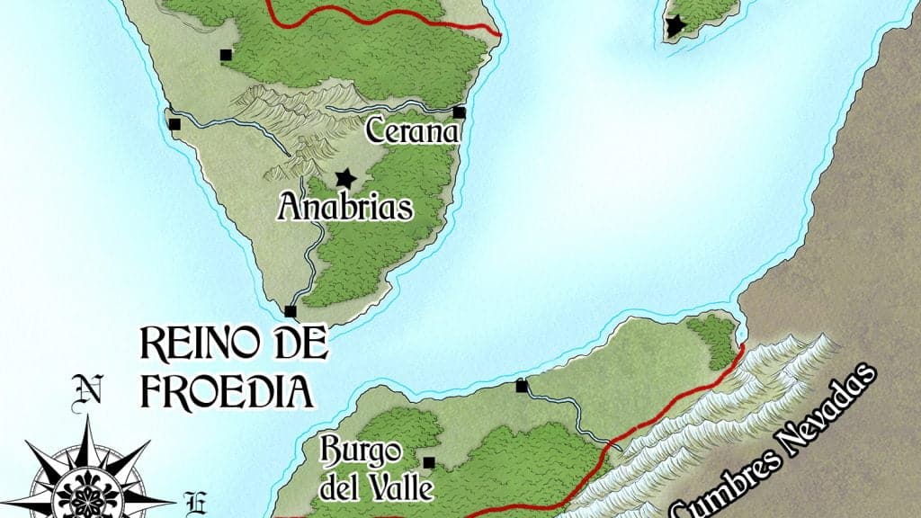 Ferantir, el universo de «La vara de Karanos» Reino de Froedia, Ferantir