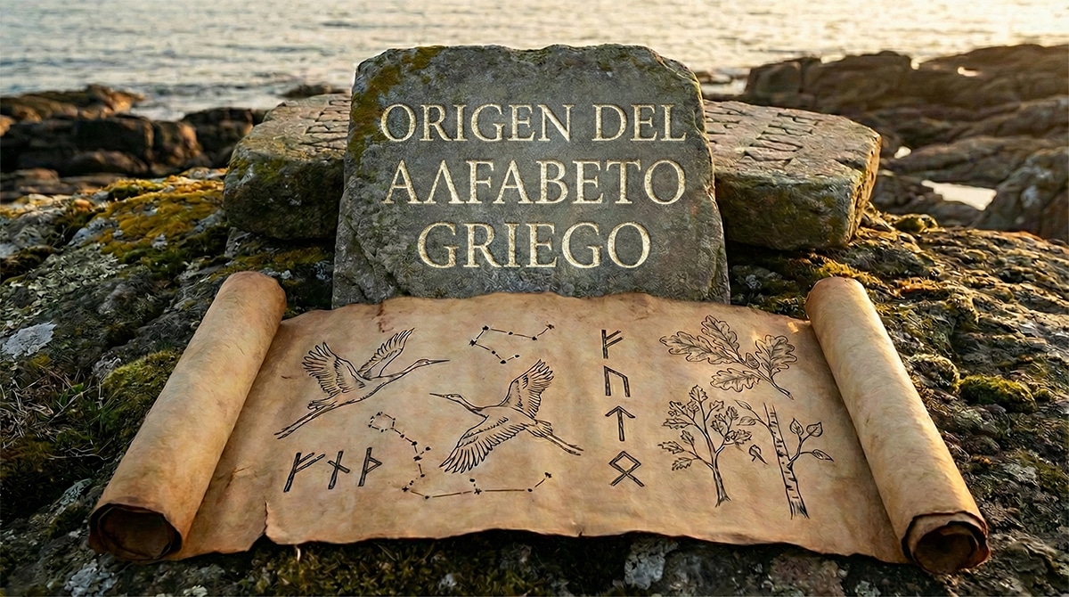 Origen del alfabeto griego