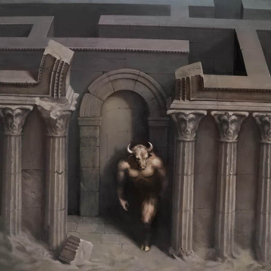 La relación entre la literatura fantástica y la mitología La casa de Asterion